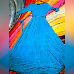 Turquoise Dream: The Boutique Maxi Dress - boutique original this is MUST see